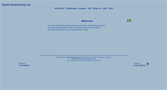 Desktop Screenshot of marinelektronik.se