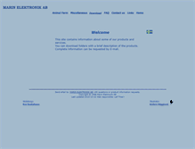 Tablet Screenshot of marinelektronik.se